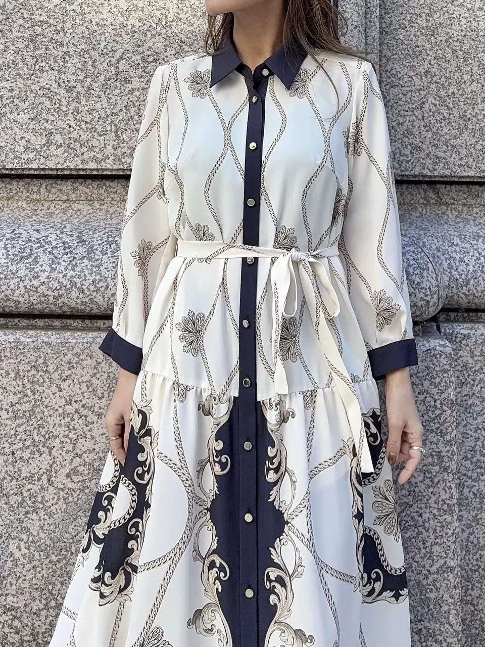 GRACE CONTINENTAL yukimi yonee コーディネート画像