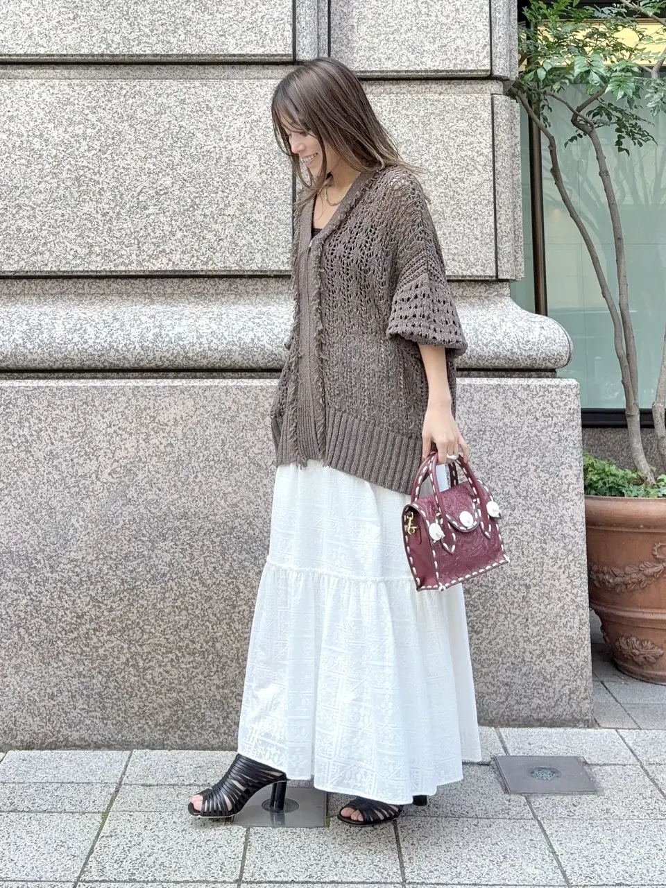 GRACE CONTINENTAL yukimi yonee コーディネート画像