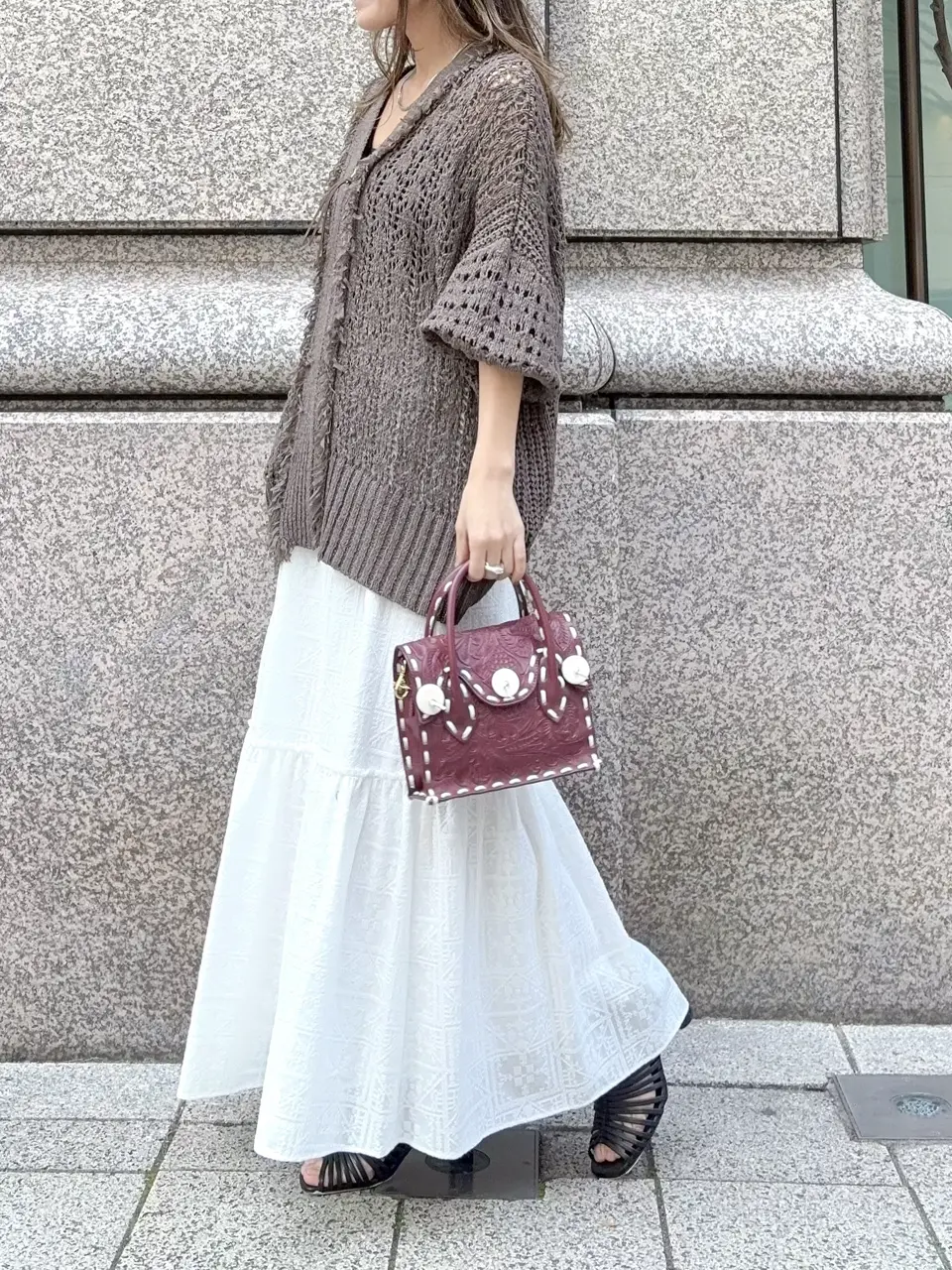 GRACE CONTINENTAL yukimi yonee コーディネート画像