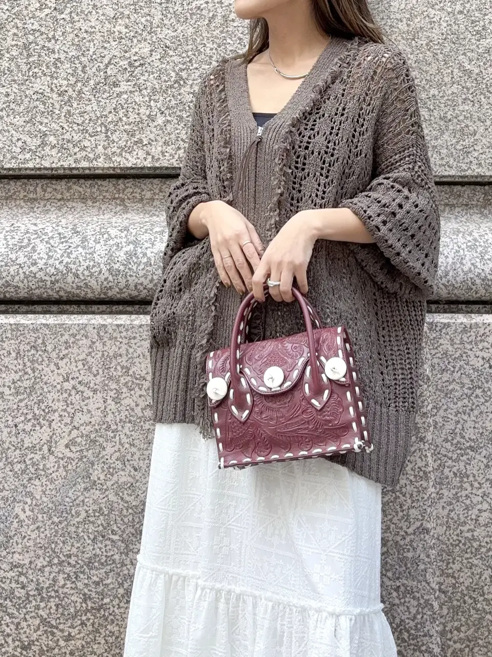 GRACE CONTINENTAL yukimi yonee コーディネート画像