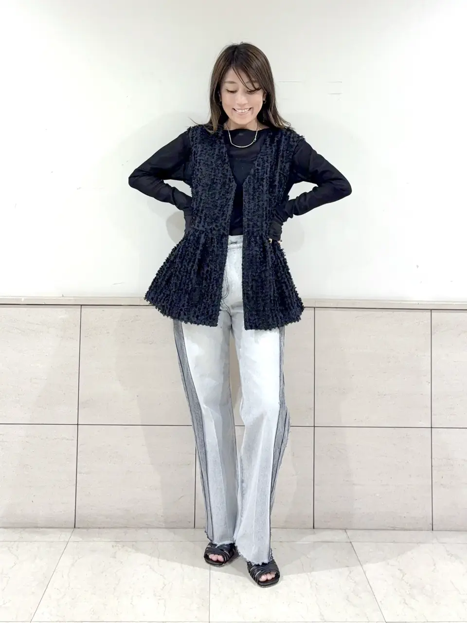 GRACE CONTINENTAL yukimi yonee コーディネート画像