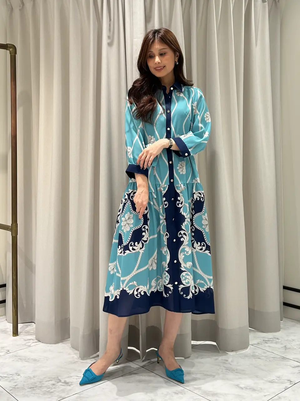 GRACE CONTINENTAL 志田　悠 コーディネート画像