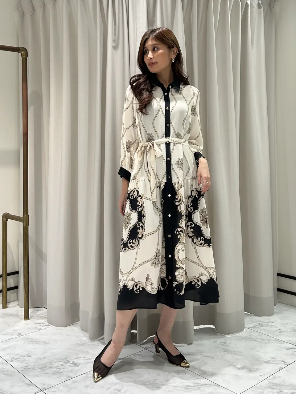 GRACE CONTINENTAL 志田　悠 コーディネート画像