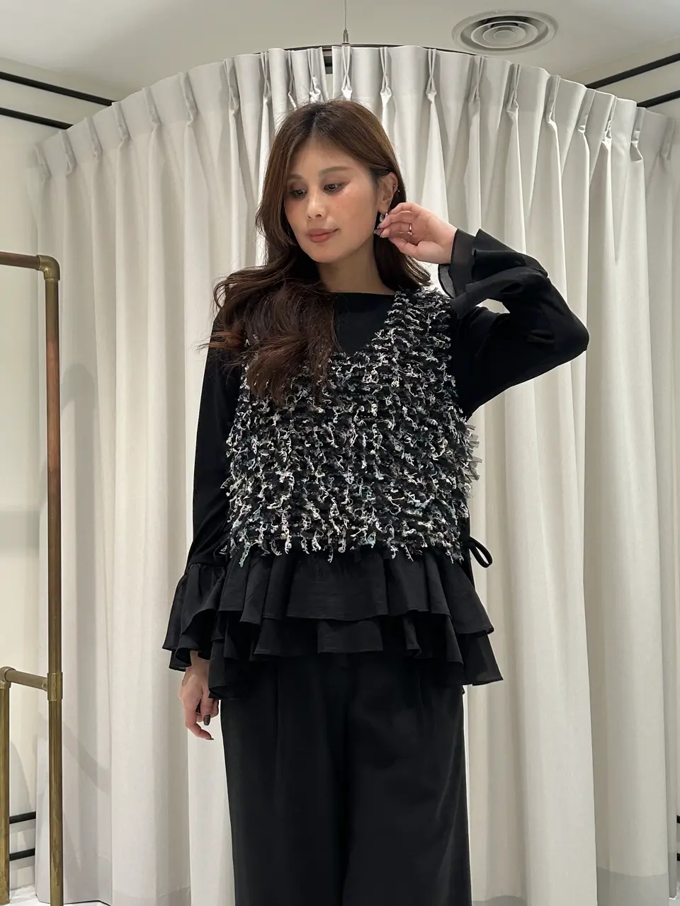 GRACE CONTINENTAL 志田　悠 コーディネート画像