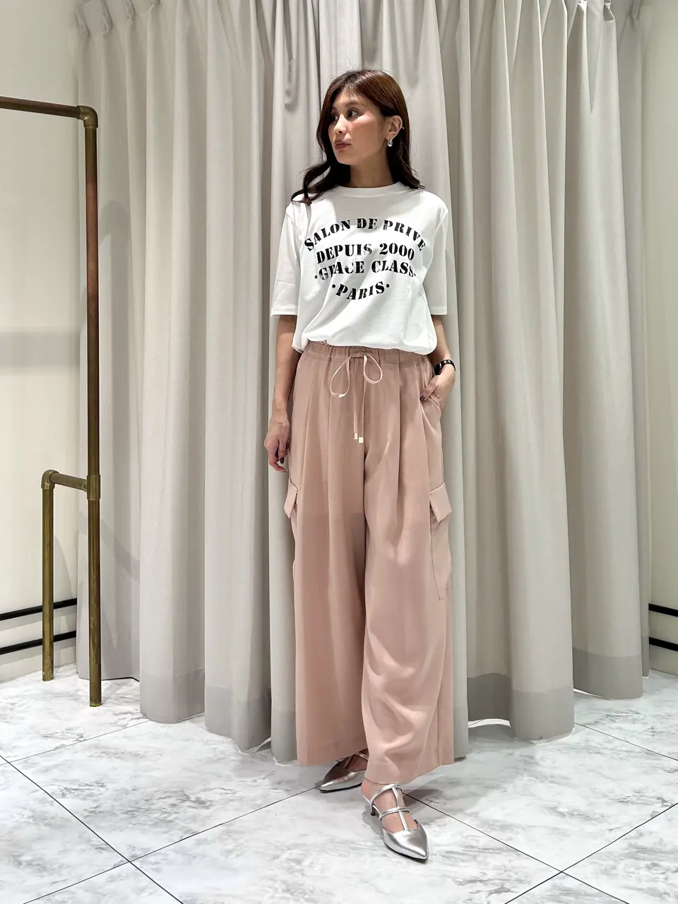 GRACE CONTINENTAL 志田　悠 コーディネート画像