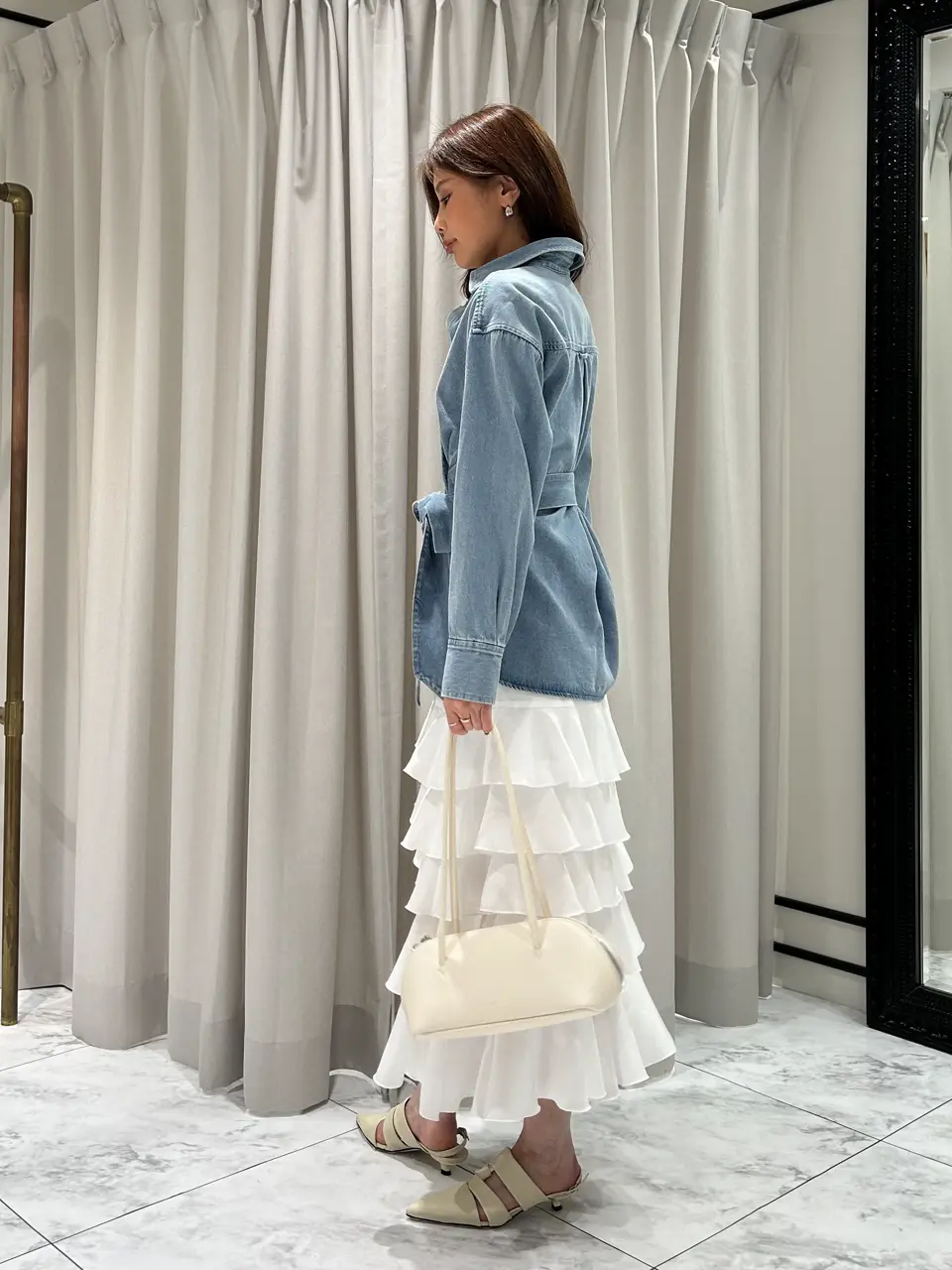 GRACE CONTINENTAL 志田　悠 コーディネート画像