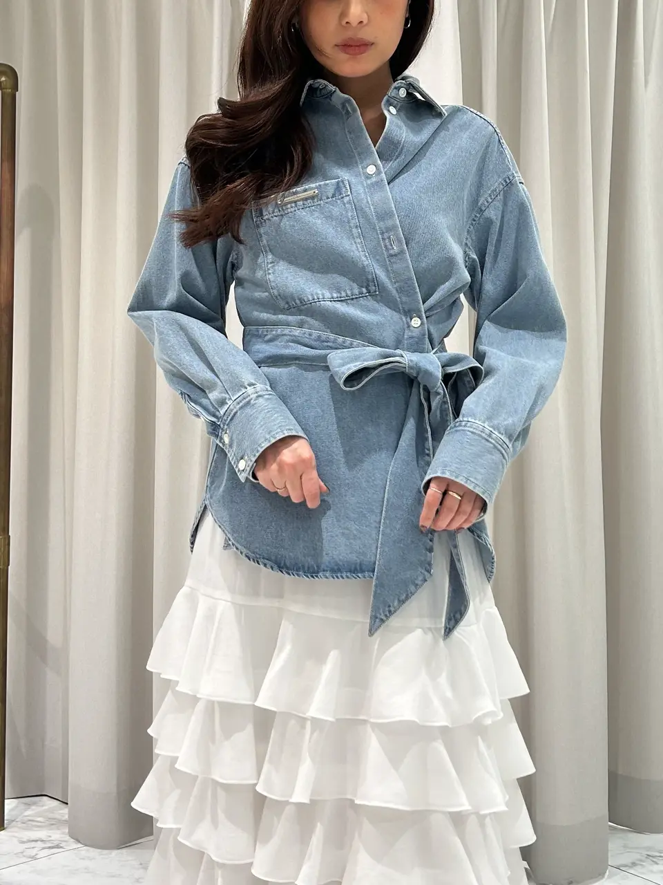 GRACE CONTINENTAL 志田　悠 コーディネート画像