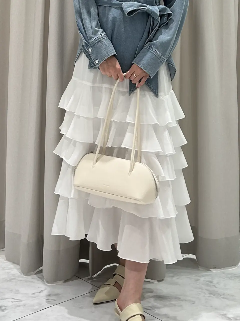 GRACE CONTINENTAL 志田　悠 コーディネート画像