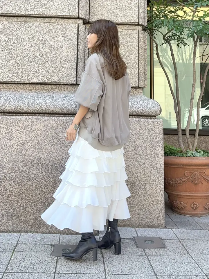 GRACE CONTINENTAL yukimi yonee コーディネート画像