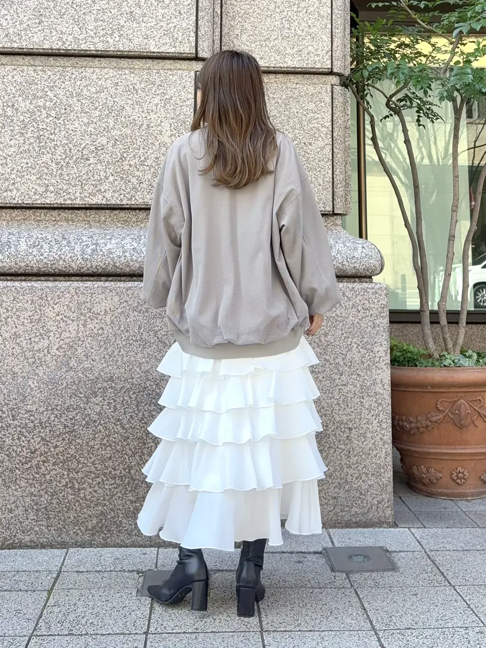 GRACE CONTINENTAL yukimi yonee コーディネート画像