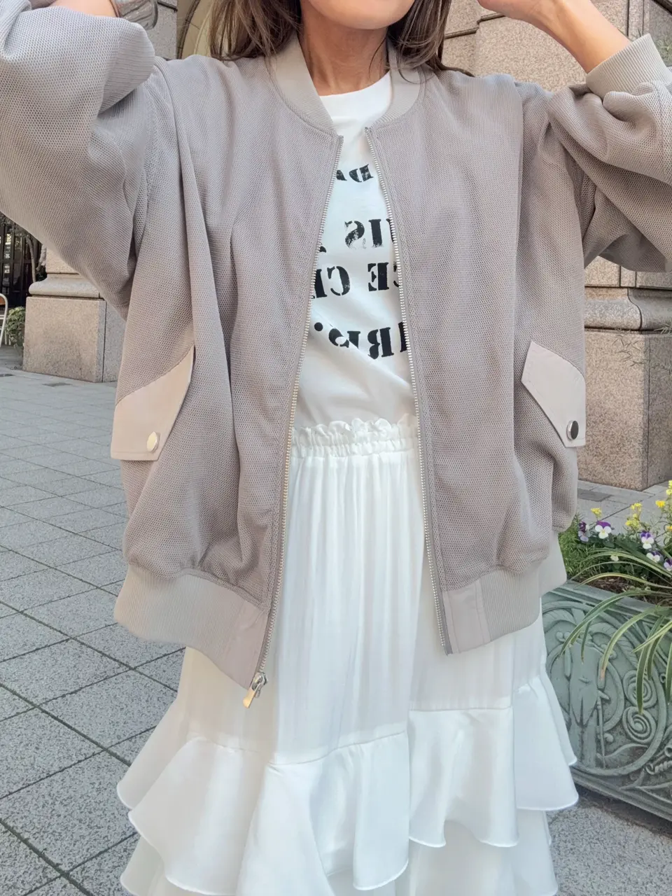 GRACE CONTINENTAL yukimi yonee コーディネート画像