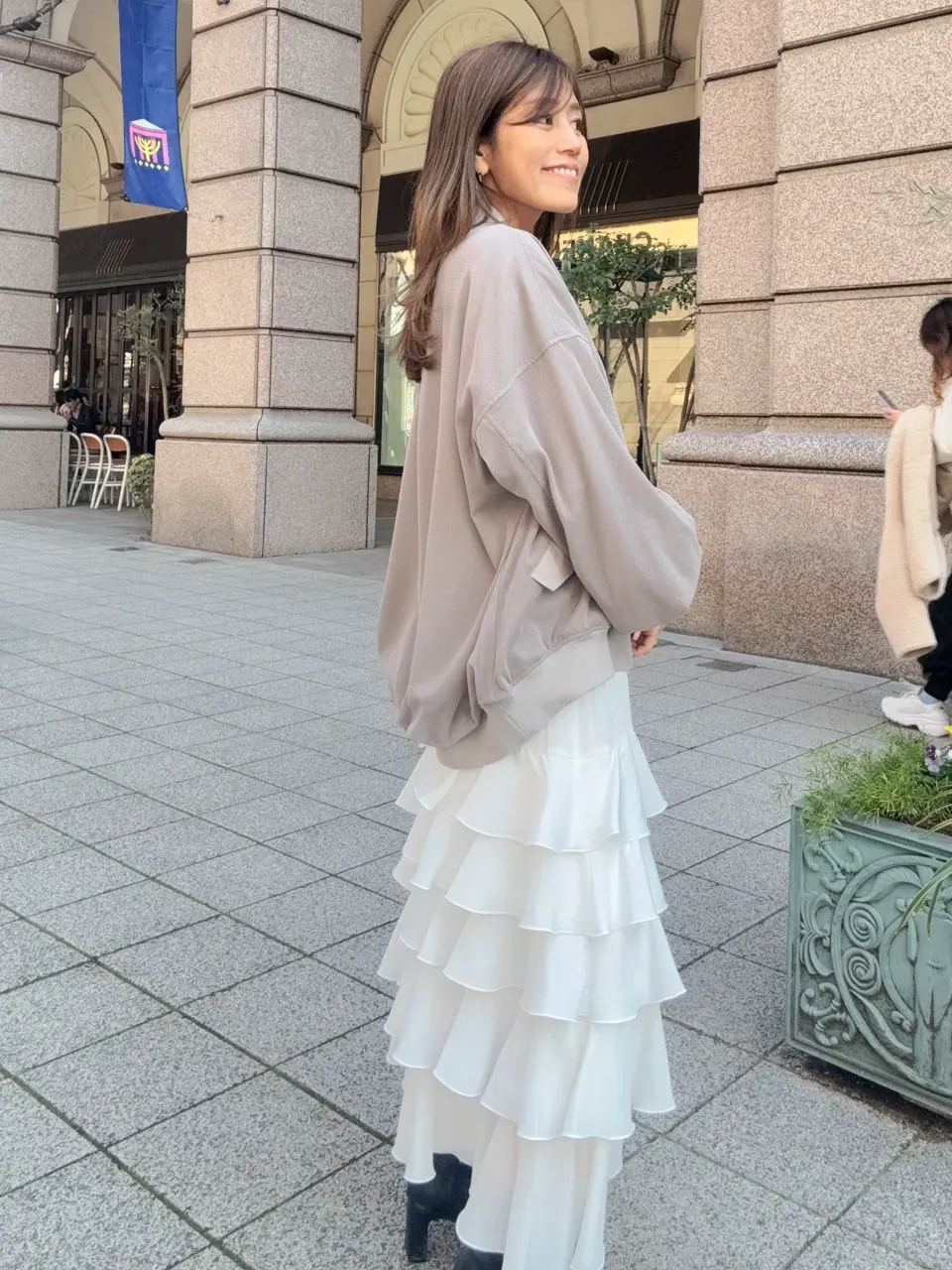 GRACE CONTINENTAL yukimi yonee コーディネート画像