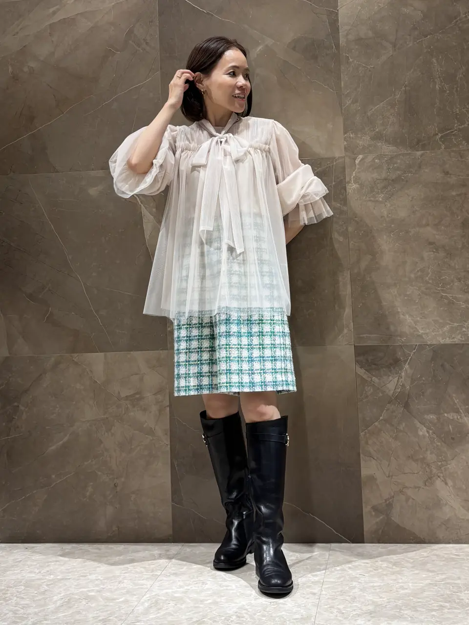 GRACE CONTINENTAL 穐山　香織 コーディネート画像