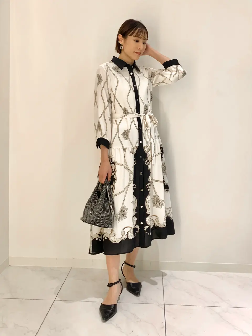 GRACE CONTINENTAL haruka iwasaki コーディネート画像