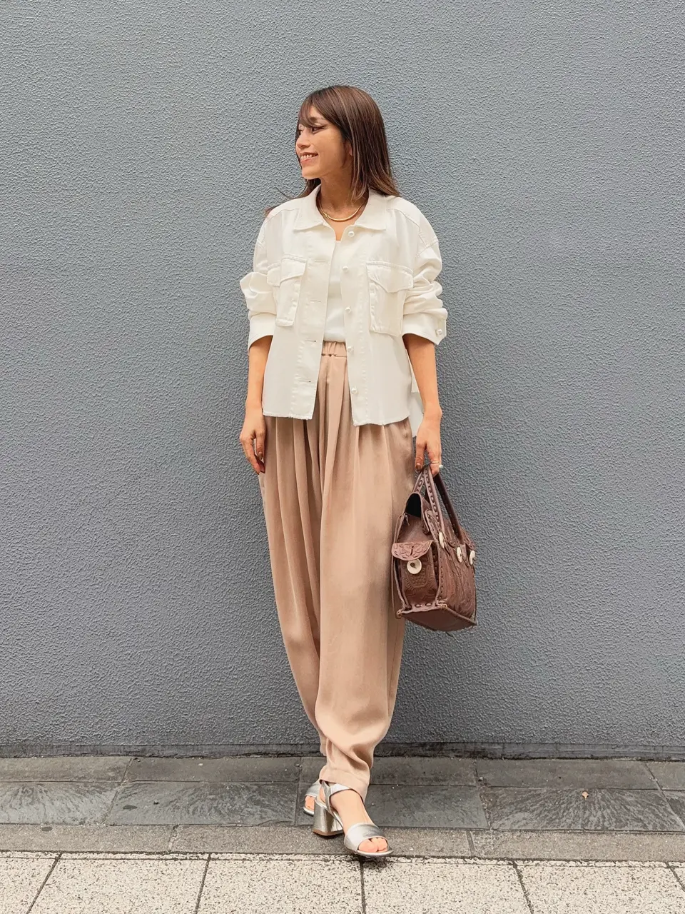 GRACE CONTINENTAL yukimi yonee コーディネート画像