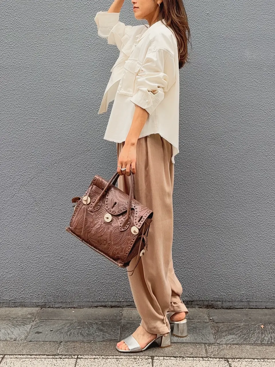 GRACE CONTINENTAL yukimi yonee コーディネート画像