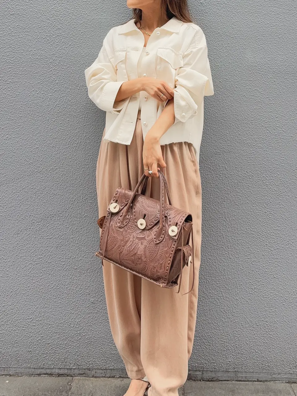 GRACE CONTINENTAL yukimi yonee コーディネート画像