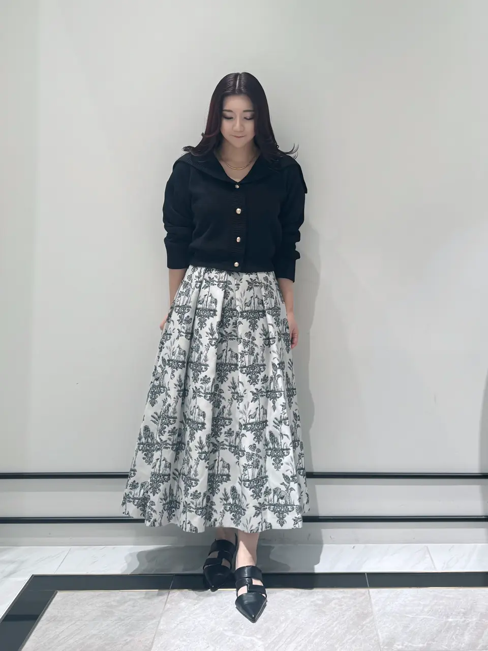 GRACE CONTINENTAL MOMOKO コーディネート画像