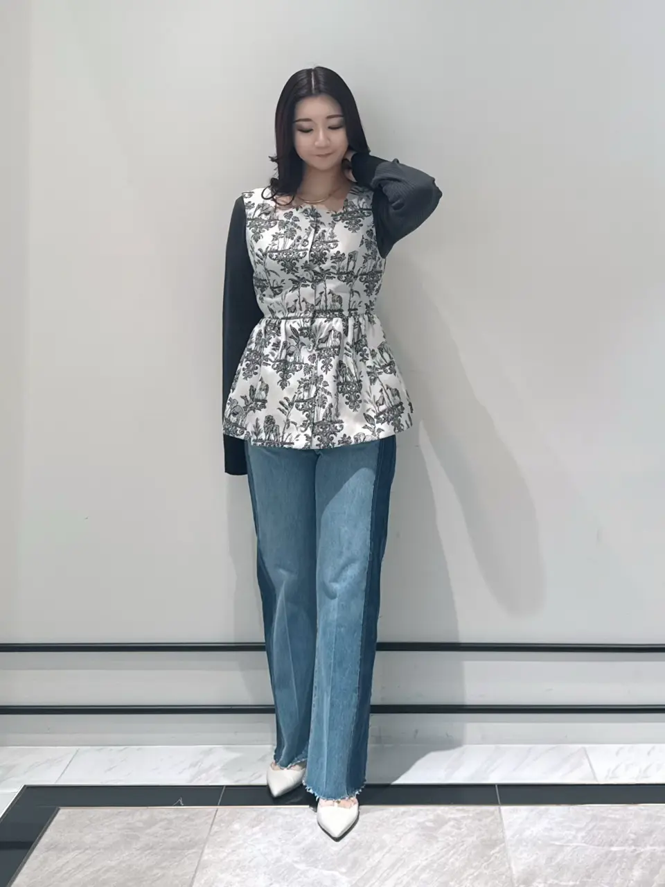 GRACE CONTINENTAL MOMOKO コーディネート画像