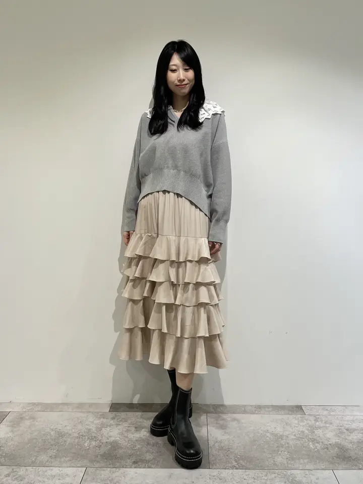 GRACE CONTINENTAL 端場 わかな コーディネート画像