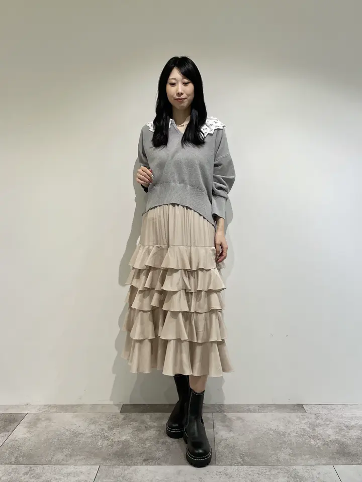 GRACE CONTINENTAL 端場 わかな コーディネート画像