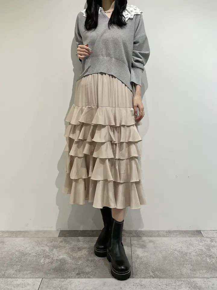 GRACE CONTINENTAL 端場 わかな コーディネート画像