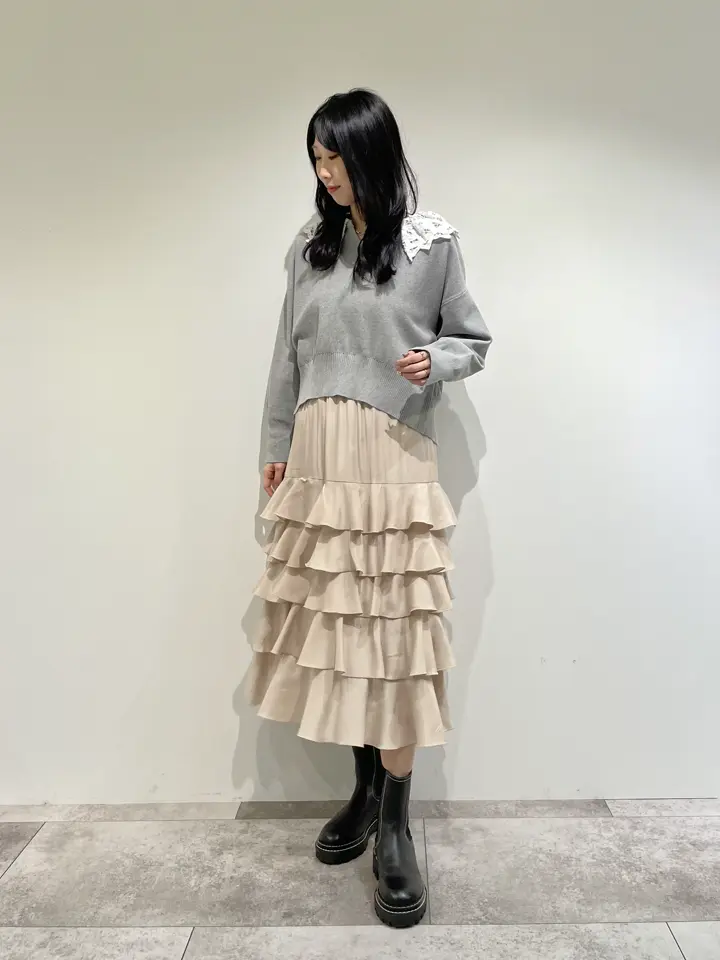 GRACE CONTINENTAL 端場 わかな コーディネート画像