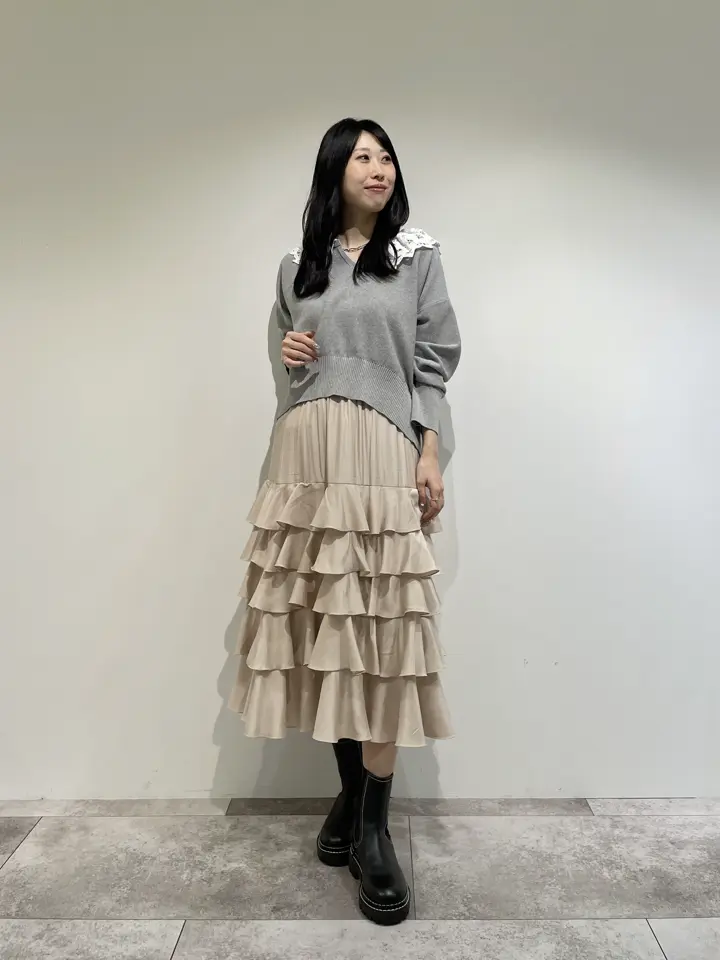 GRACE CONTINENTAL 端場 わかな コーディネート画像