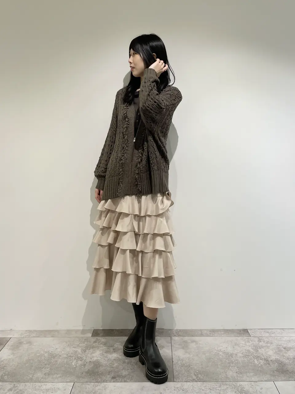 GRACE CONTINENTAL 端場 わかな コーディネート画像