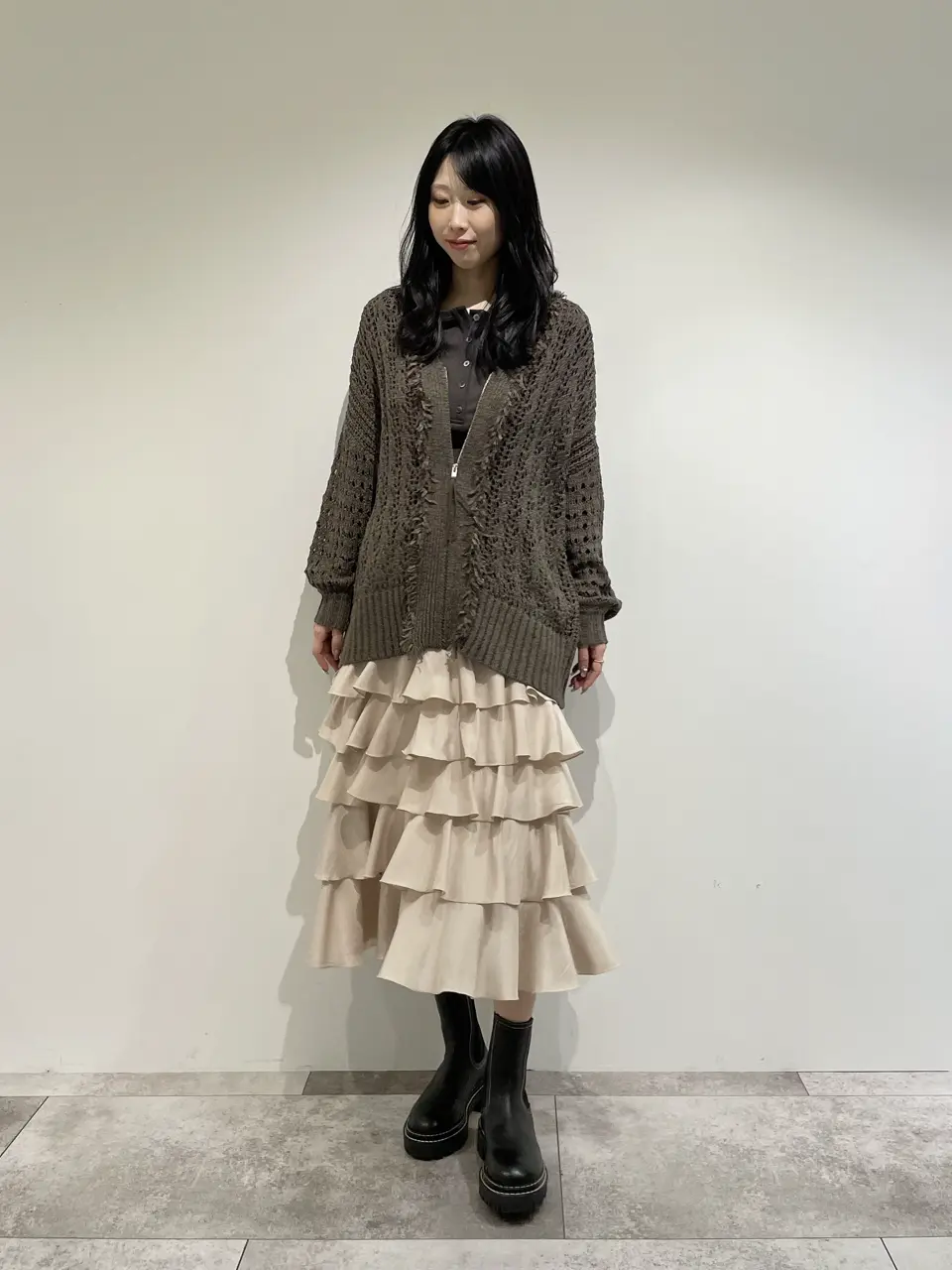 GRACE CONTINENTAL 端場 わかな コーディネート画像