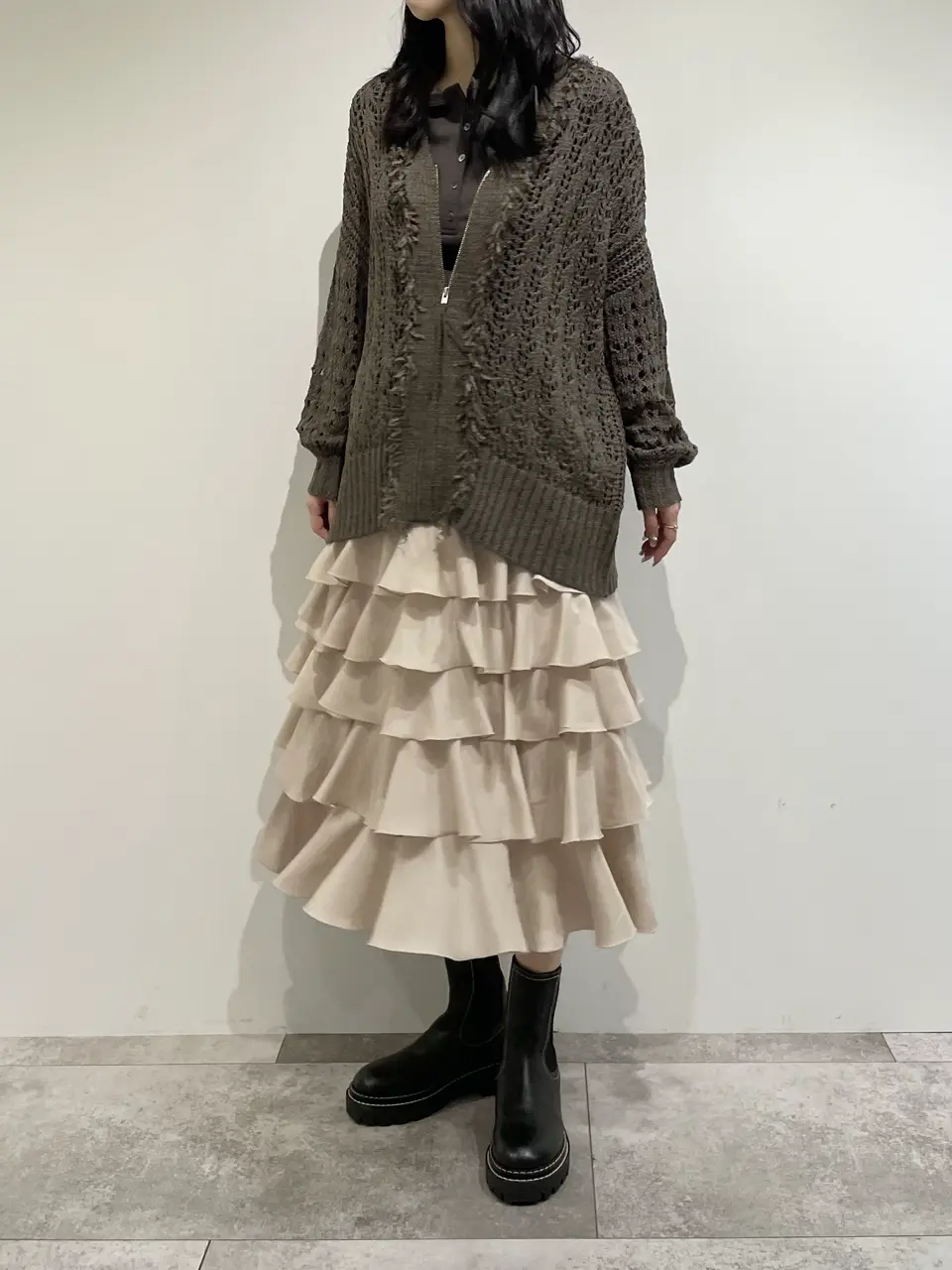 GRACE CONTINENTAL 端場 わかな コーディネート画像