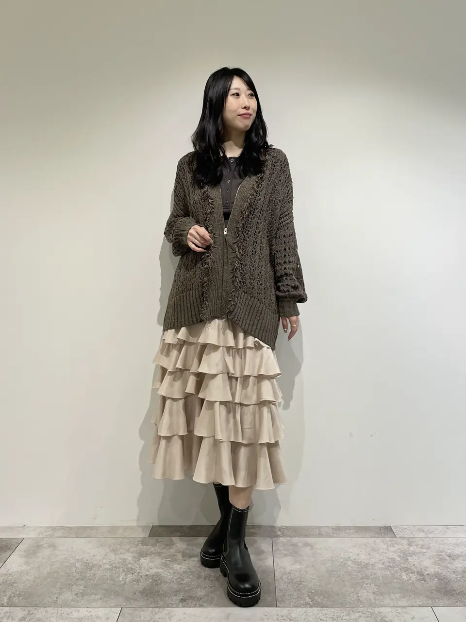 GRACE CONTINENTAL 端場 わかな コーディネート画像