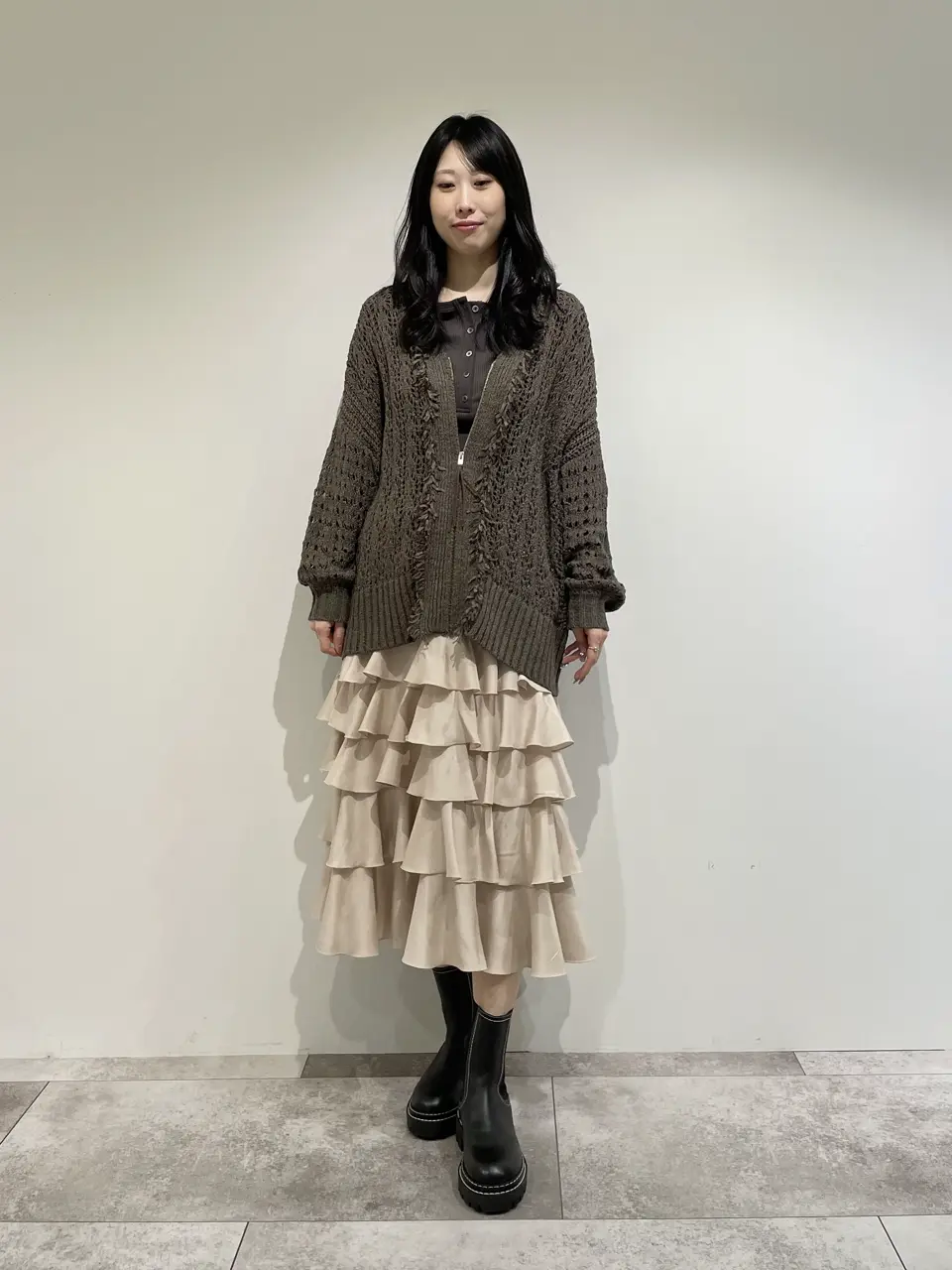 GRACE CONTINENTAL 端場 わかな コーディネート画像