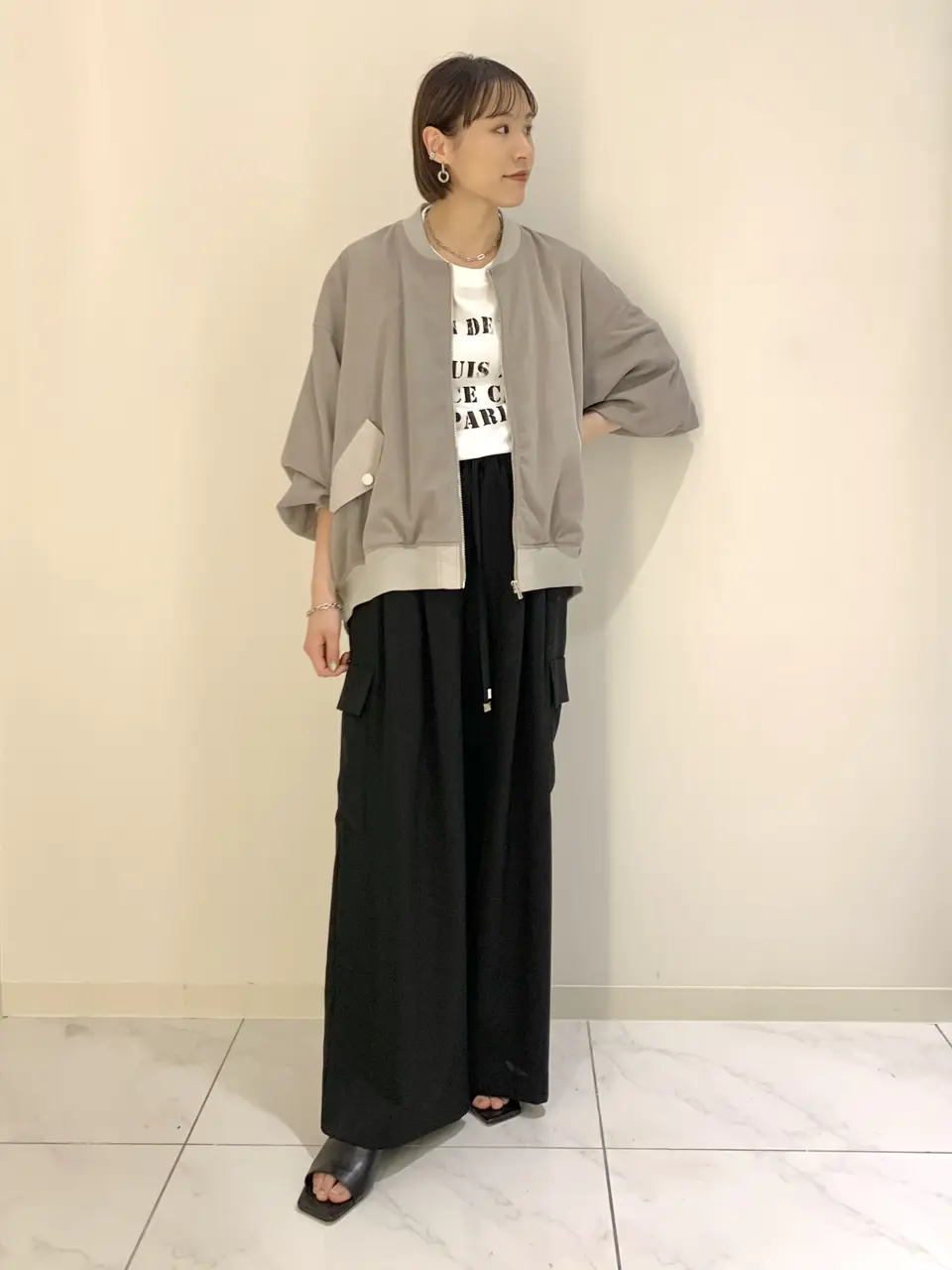 GRACE CONTINENTAL haruka iwasaki コーディネート画像