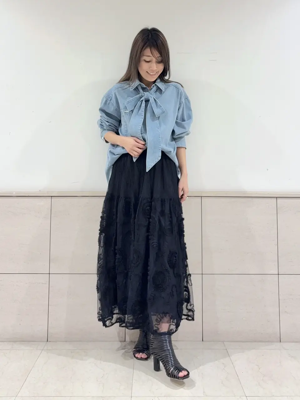 GRACE CONTINENTAL yukimi yonee コーディネート画像