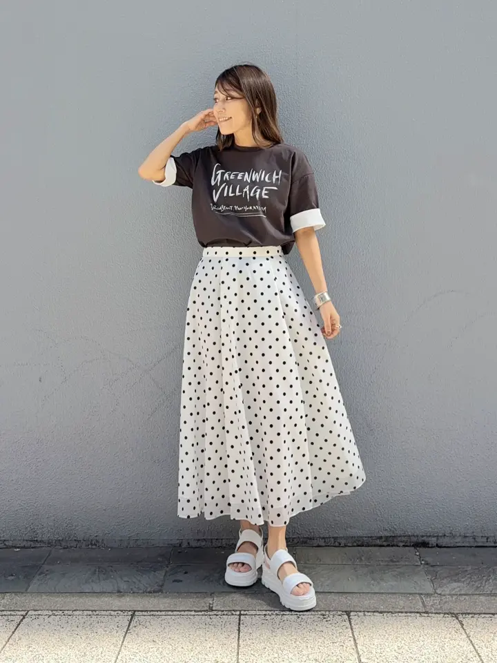 GRACE CONTINENTAL yukimi yonee コーディネート画像