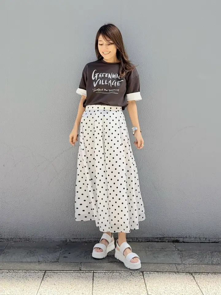 GRACE CONTINENTAL yukimi yonee コーディネート画像