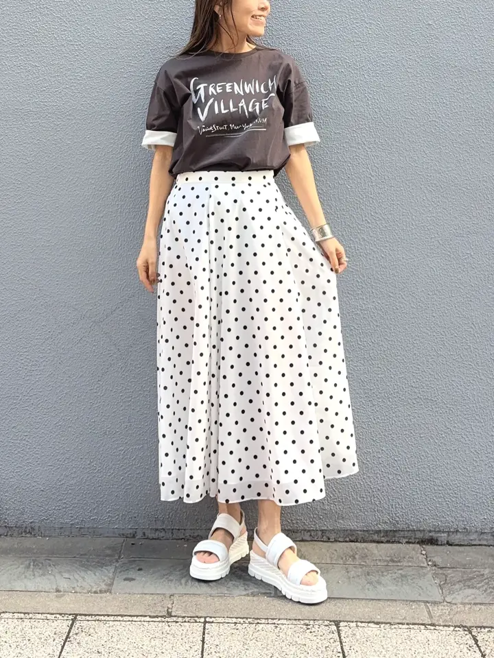 GRACE CONTINENTAL yukimi yonee コーディネート画像