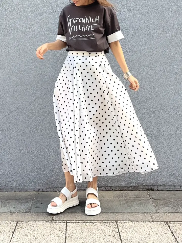 GRACE CONTINENTAL yukimi yonee コーディネート画像