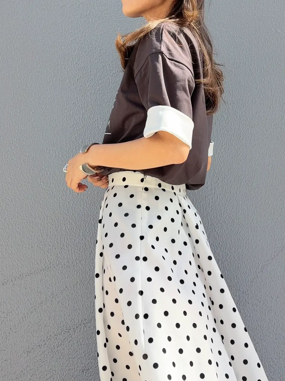 GRACE CONTINENTAL yukimi yonee コーディネート画像