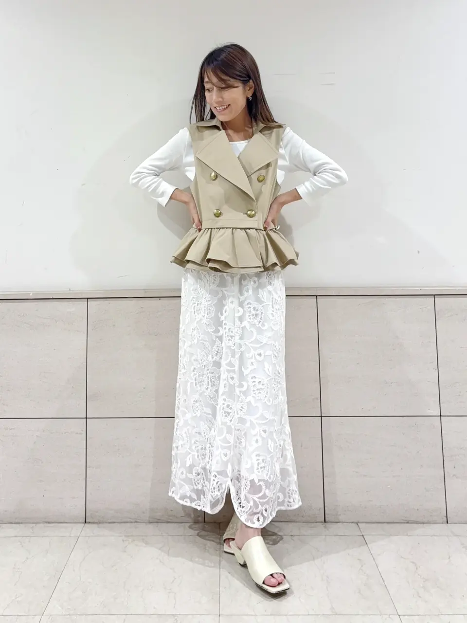 GRACE CONTINENTAL yukimi yonee コーディネート画像