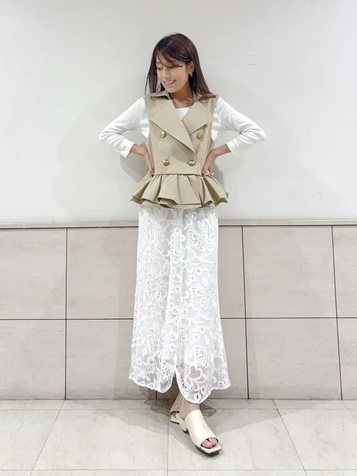 GRACE CONTINENTAL yukimi yonee コーディネート画像