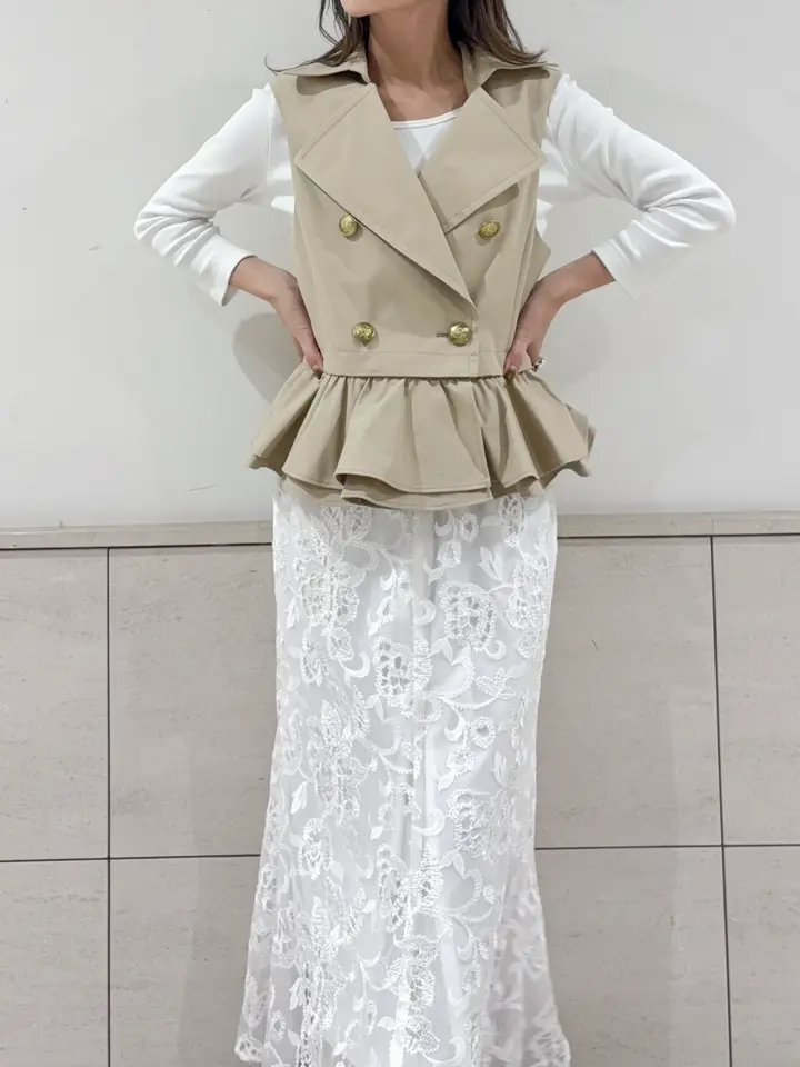 GRACE CONTINENTAL yukimi yonee コーディネート画像