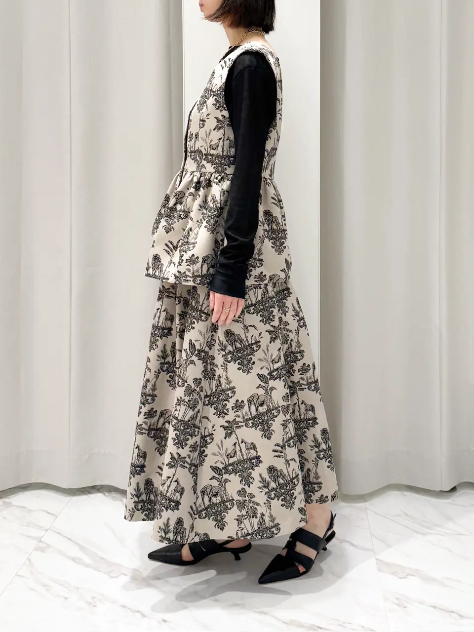 GRACE CONTINENTAL yuri コーディネート画像