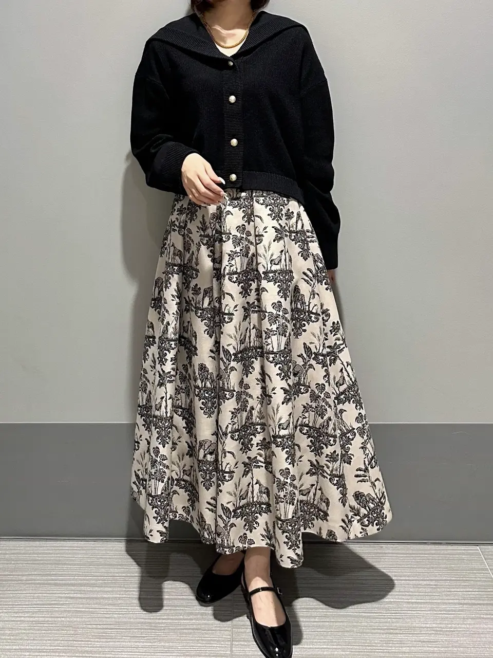 GRACE CONTINENTAL MORITA AI コーディネート画像