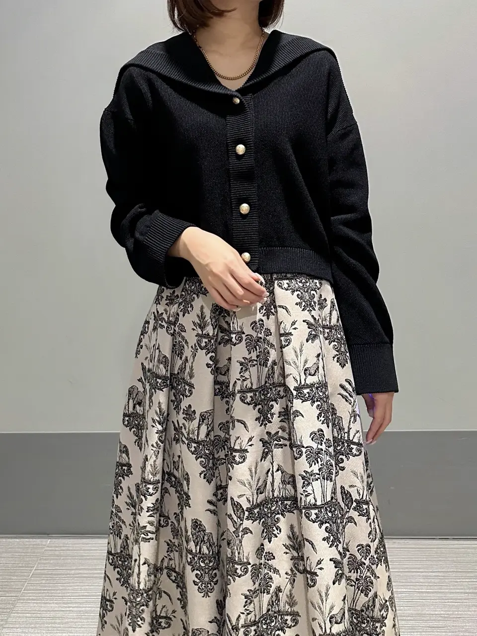 GRACE CONTINENTAL MORITA AI コーディネート画像