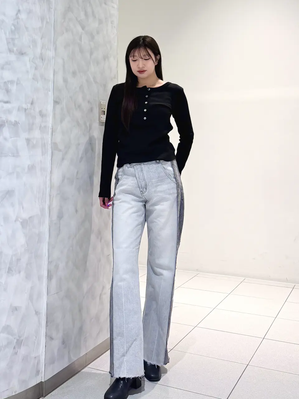  momo コーディネート画像