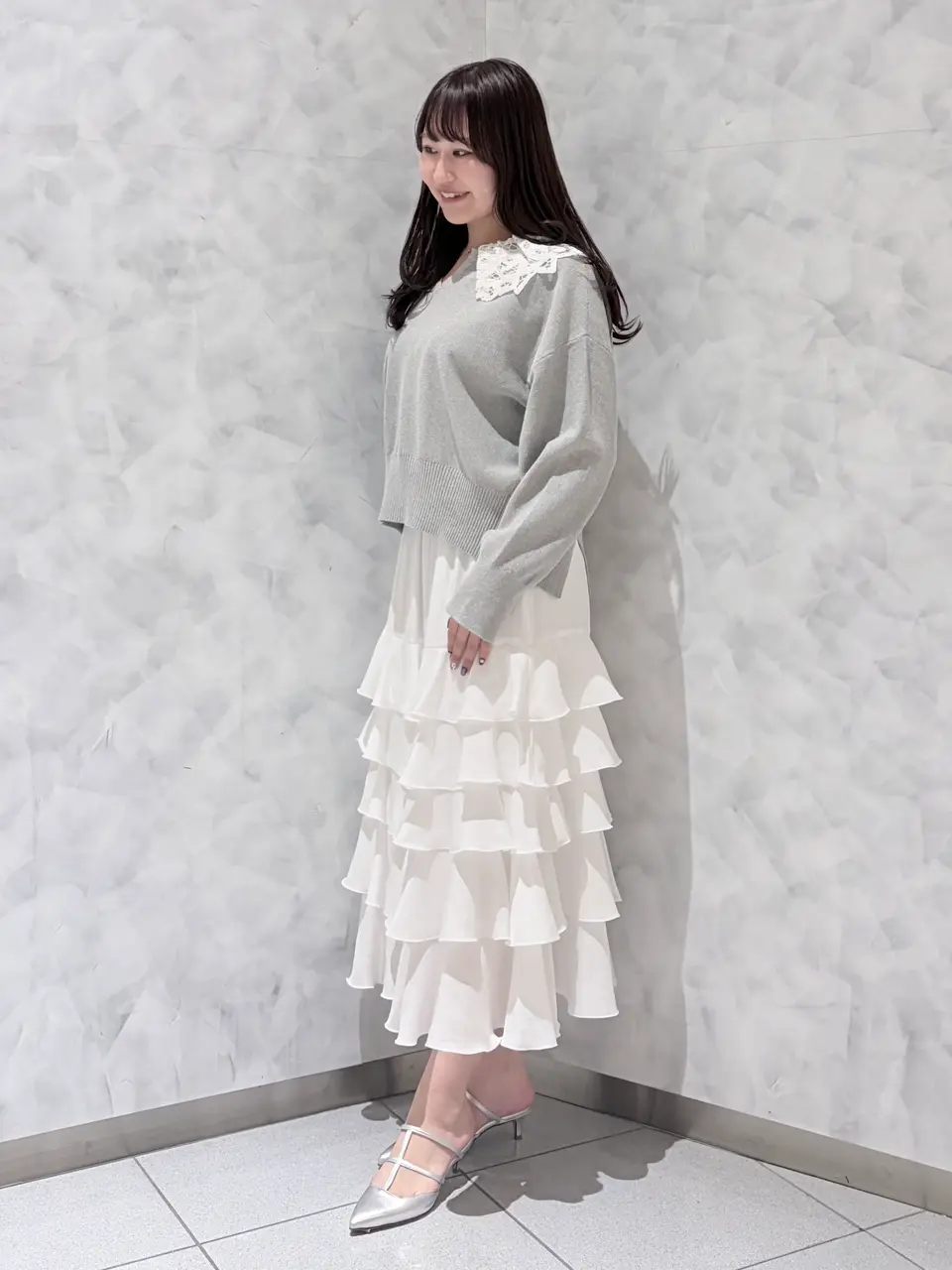 GRACE CONTINENTAL 根本　紗良 コーディネート画像