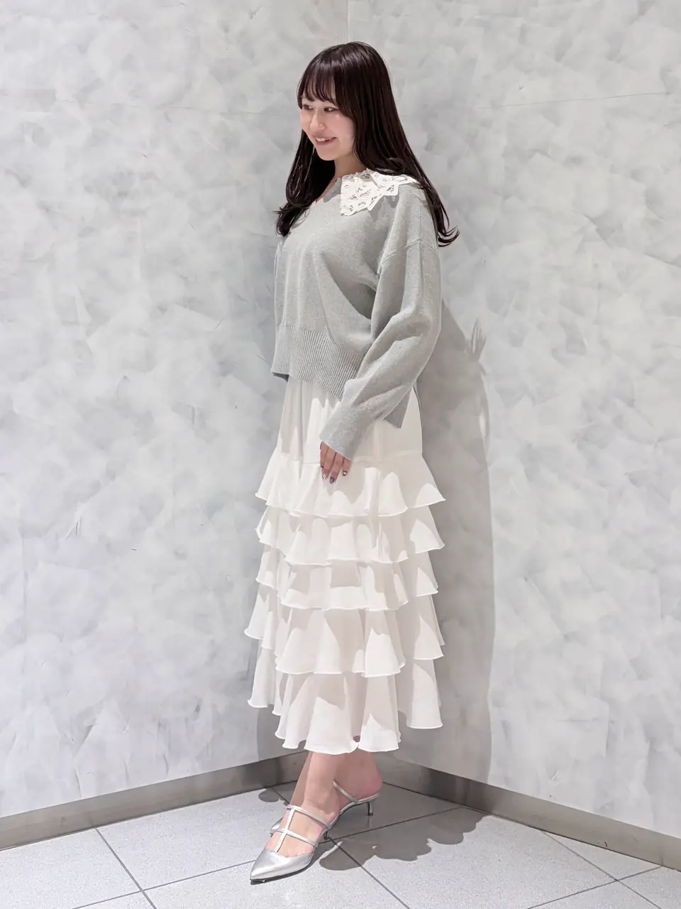 GRACE CONTINENTAL 根本　紗良 コーディネート画像