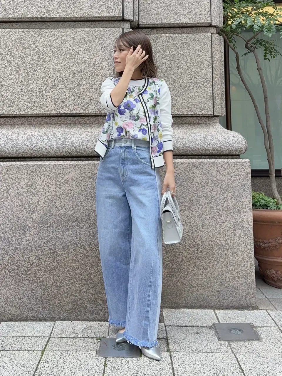 GRACE CONTINENTAL yukimi yonee コーディネート画像